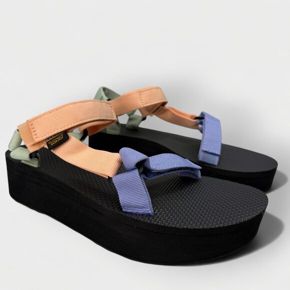 Teva Platform Universal Sandal Multi-Color Women’s 10 (1008844) Adjustable New - Picture 1 of 10